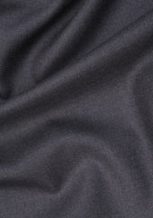 Drago Luxury Micron Super 160's Wool Fabric - Charcoal