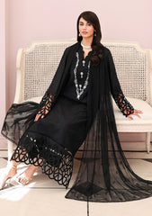 Lawn - Roheenaz - Veil Of Summer - Chikankari Edit 26 - Black Lace
