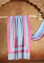 Pashmina Jamawar Scarf D#63 - B Grey