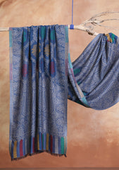 Pashmina Jamawar Scarf D#111 - B Zink