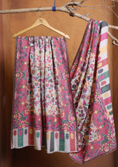 Pashmina Jamawar Shawl D#22 - Off White