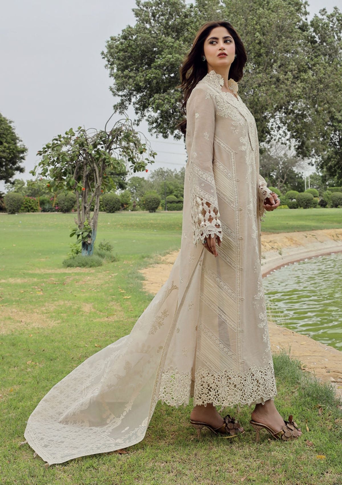 Lawn Collection - Qalamkar - Festive Lawn 24 - PS#02 - ERICA