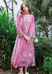 Lawn - Mushq - Hemline Secret Garden 26 - Beyond The Garden Gate - MHS#208 - Mystic Camellia