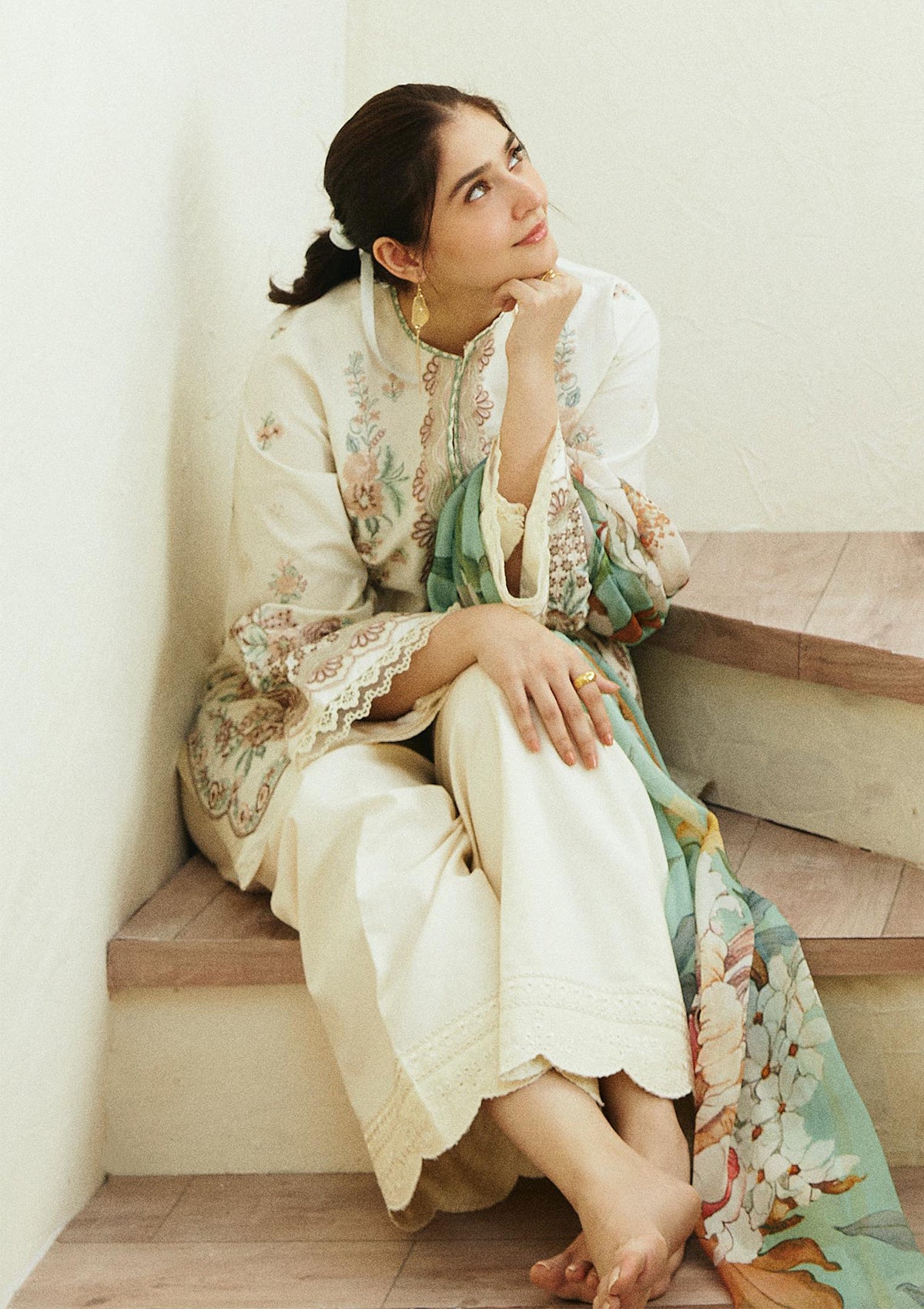 Lawn Collection - Zara Shahjahan - Coco - Eid Edit 24 - CEE#10 - Ivory