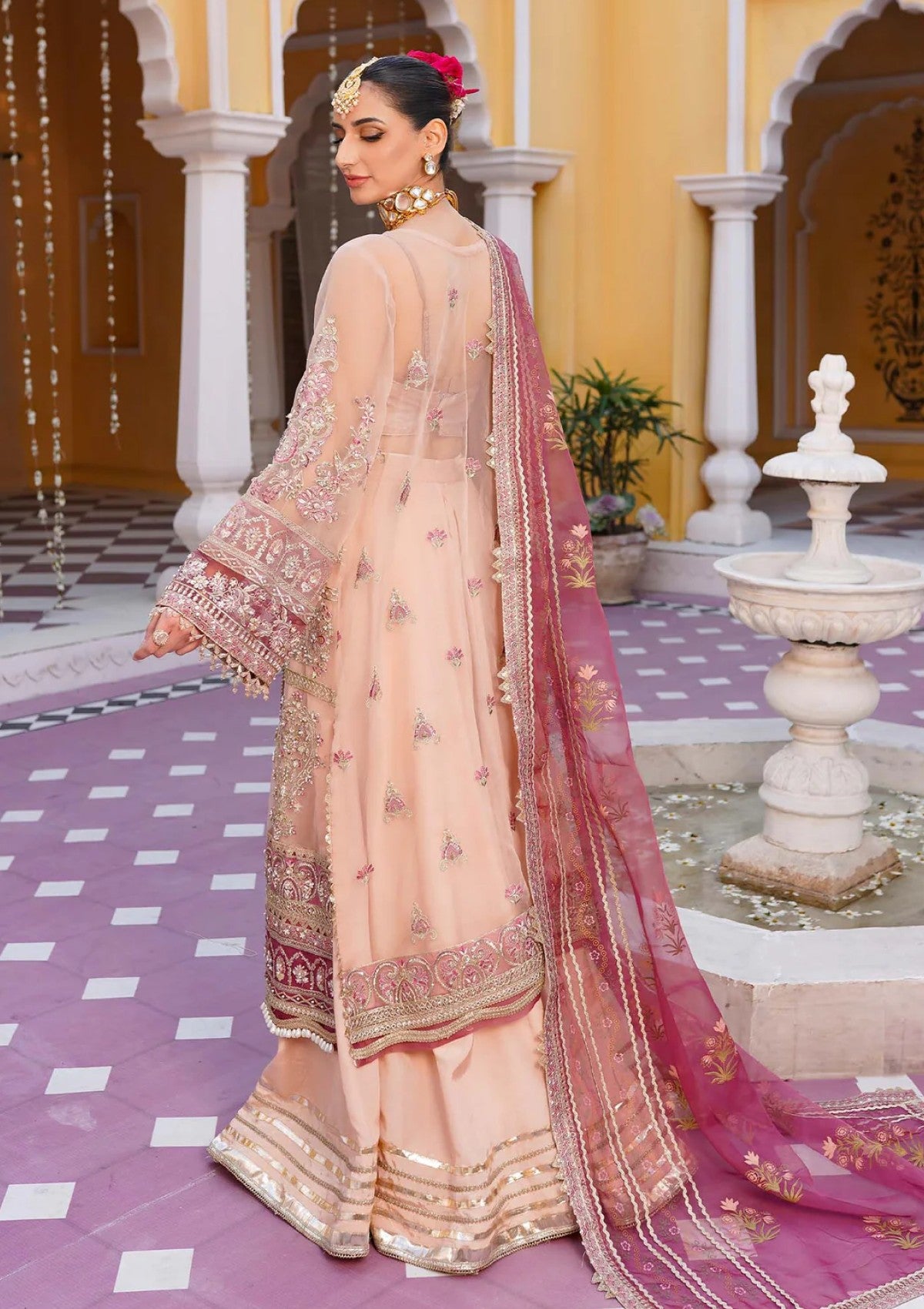 Wedding Collection - Mehak Yaqoob - Luxury Formals - ML24#06 - Cherry blossom