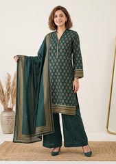Winter - Rubaaiyat - Bana Dora Linen 26 - D#03 - B GREEN