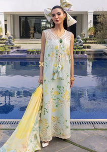 Lawn - Crimson - Flow Unstitched 26 - CFD#4B - TROPIC TEASE