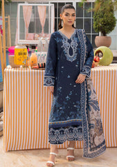Lawn - Saad Shaikh - Mojito - Printed 25 - SS#1109 - Blue Mirage