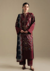 Winter - Coco By Zara Shahjahan - Unstitched 25 - CWU#4B - CORAL