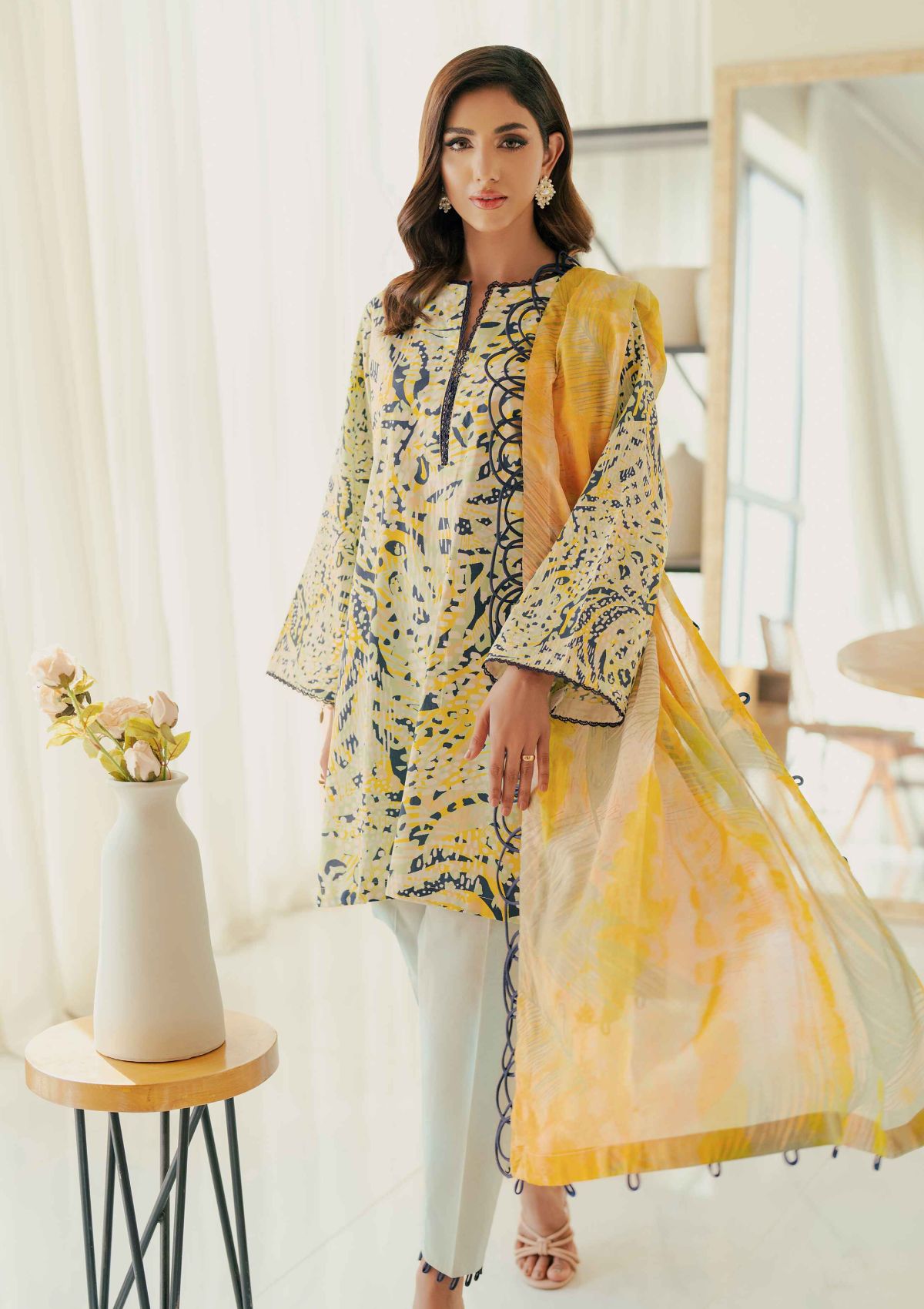 Winter Collection - Al Zohaib - Sunshine Bloom - Cotton Silk -ALCS24#06