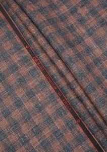 Drago Lanificio Biella Wool & Linen Fabric - C Brown