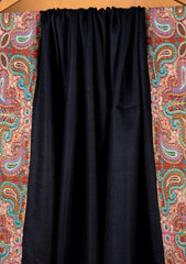 Pashmina Embroidered Border Shawl D#03 - Black