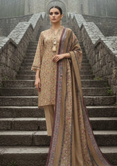 Winter - Riwaj - Printed Marina - 3 Pcs - Wool Shawl 25 - D#72