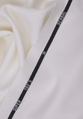 Scabal Super 150's Superior Wool 240 Gr Suiting - Off White