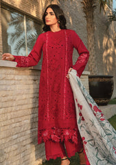 Lawn Collection - Rang Rasiya - Carnation - RSC24#12 - Scarlet