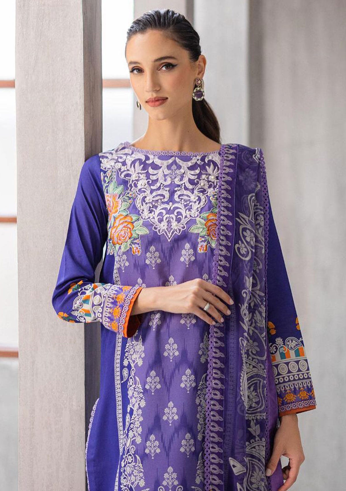 Lawn Collection - Roheenaz - Azalea - RA24#08 - A - Blissful Berry