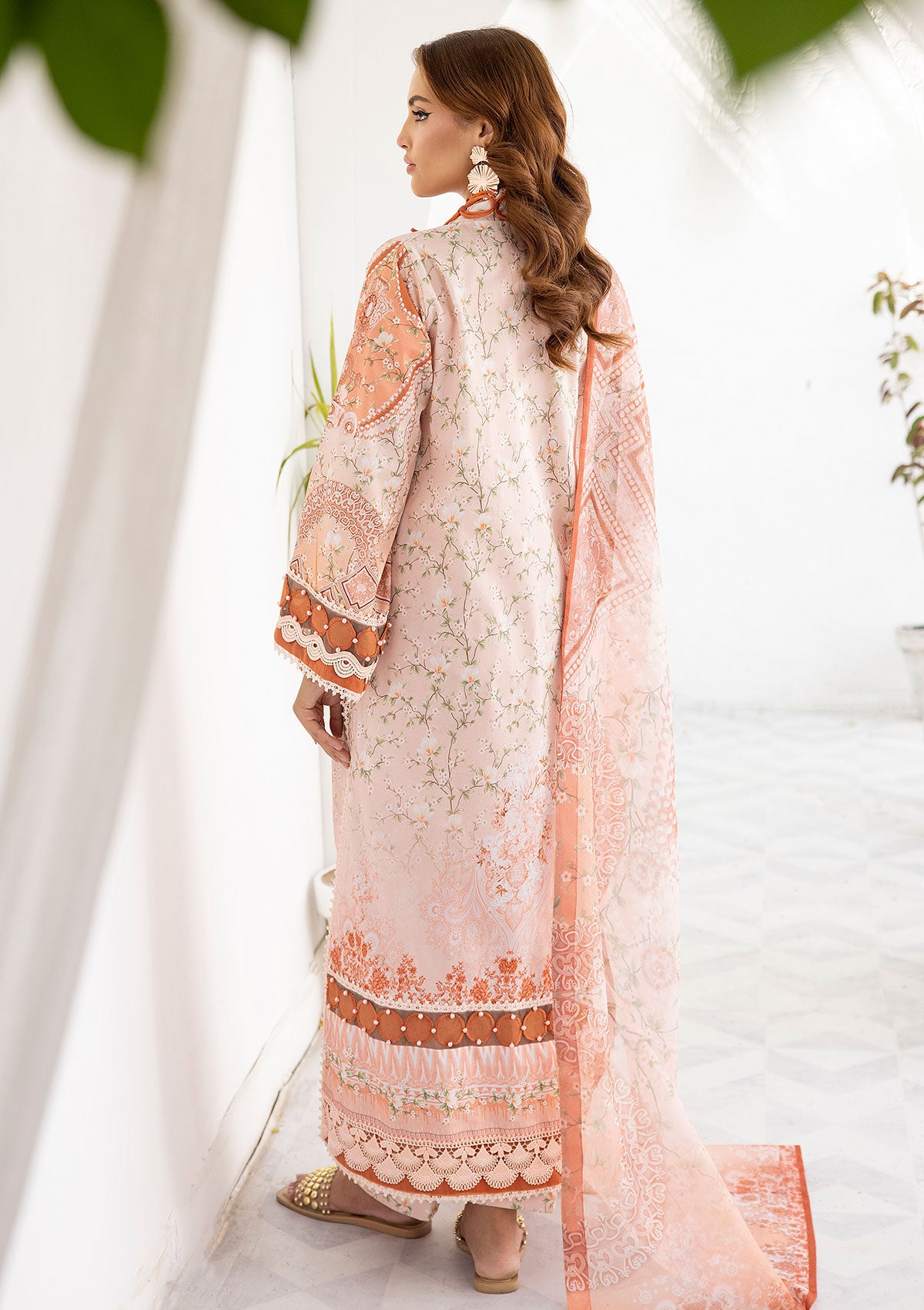 Lawn Collection - Tessa - Khunak - PEACH PERFECTION