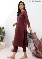 Lawn Collection - Zarif - Eid Lawn - ZEL24#02 - ELVIRA