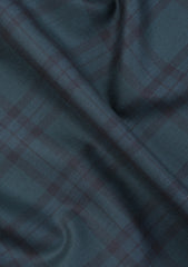 Dormeuil Microns Super 160's Wool Fabric - D Green