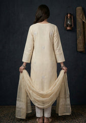 Formals - Riwaj - Fancy 26 -  Ari & Mukesh Work - 2 Pcs - D#01 - Skin 3