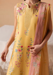 Lawn - Afrozeh - Haze - Summer Edit 26 - Evania Yellow