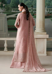 Formals - Emaan Adeel - Modern Heirloom Unstitched Chiffon 26 - ANTIQUE BLUSH