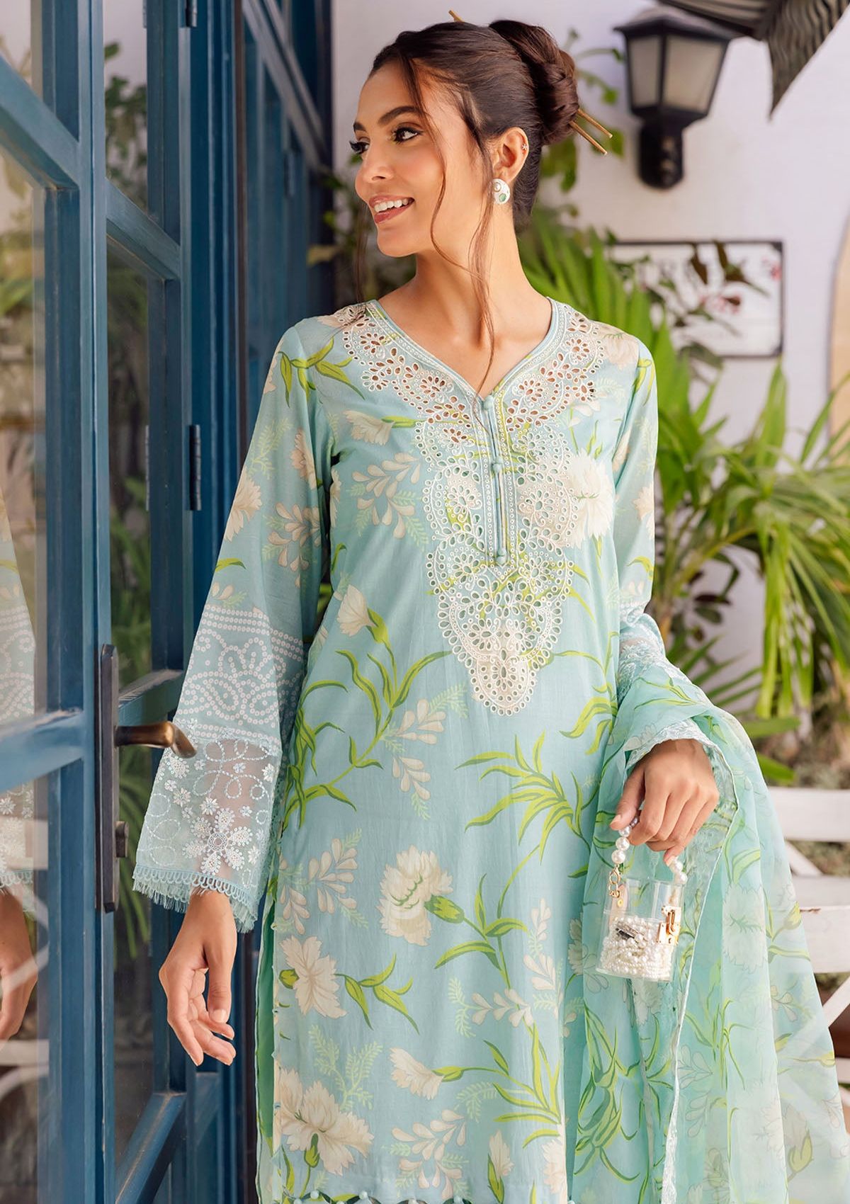 Lawn Collection - Nureh - GirlGlam - Chikankari - GL#05