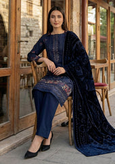 Winter - Meemsey - Noor Jahan - Monal 25 - Palachi Shawl - D#225 - N Blue