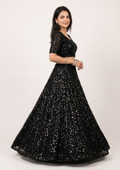 Fancy Net Cut Dana With Sequence Work - ASPL#87