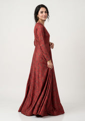 Printed Shamoz Silk - ASPL#107