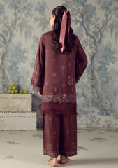 Winter - Sahar - Fall Winter Unstitched - AW1-26-24 - Plum Flourish