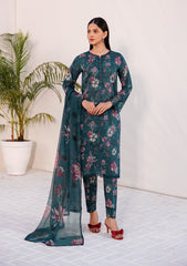 Lawn Collection - Farasha - Printed Essentials - Floral Haze