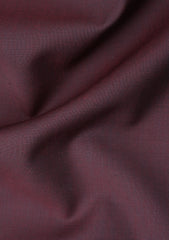 Reda Popeline Maior 150's Wool Fabric - D Maroon