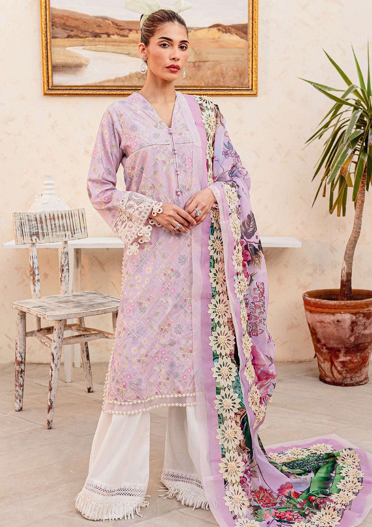 Lawn Collection - Zoya N Fatima - Raha Lawn 24 - ZR#02 - ISHA