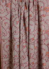 Pashmina Kashmiri Jaaldar Shawl D#149 - Skin