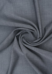 Scabal Super Fine Texture Selvage Wool Fabric - Grey