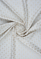 Elite Men China Boski Embroidered 6 Pound Brown Selvage - Off White
