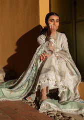 Lawn - Ansab Jahangir - Zoha - Luxury 25 - AJ-LL-25-07 - Baby’s Breath