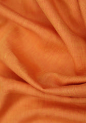 Italy Albini Linen Cotton Fabric - Orange