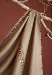 Pashmina Kashmiri Work Shawl D - 22 - M Skin