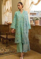 Winter - Sahar - Khaddar/Shawl - Unstitched 25 - AW2-25-06 - Ocean Opal