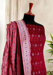 Formals - Fancy Closet - 2 pcs Suit - Chiffon Jamawar D#78 Falsa