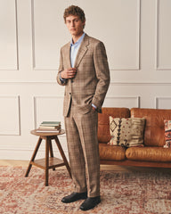 Ermenegildo Zegna Wool & Silk Fabric - Brown