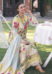 Lawn Collection - Elaf Premium - Print Chikankari - EPC24#06 - A - SUNSHINE BOUQUET