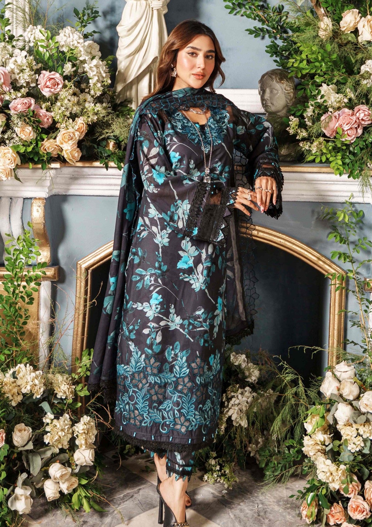 Winter Collection - Al Zohaib - Printkari Cutwork Applique - AP#01