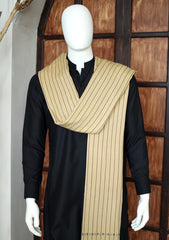 Men Shawls - Wool Shawls - D#232 - Cream