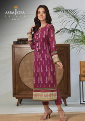 Lawn Collection - Asim Jofa - Basic - Print - 1 Pc - AJBP#57