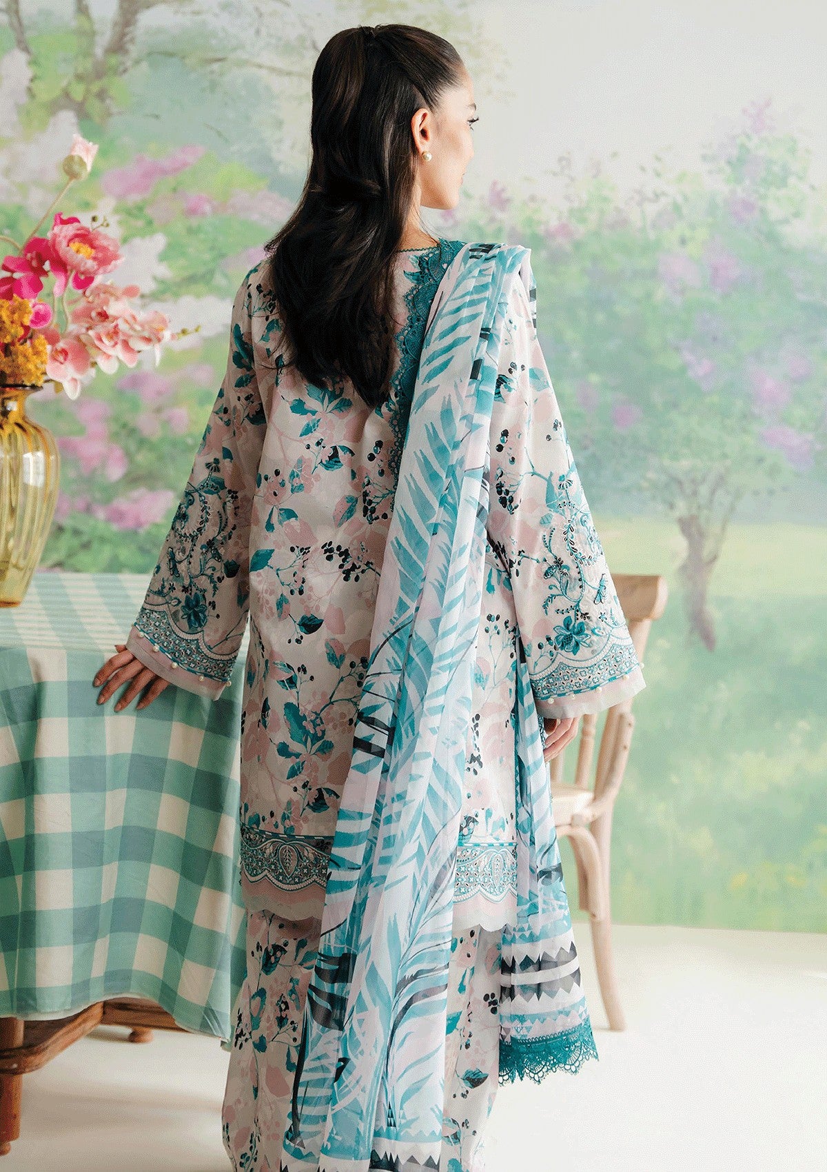 Lawn Collection - Afrozeh - The Floral Charm - AL#05 - Cashmere