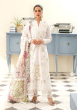 Lawn Collection - Eshaal Mishkaat - Zaib un Nisa - D#1B - Swan White