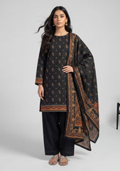 Winter - Rubaaiyat - Bana Dora Linen 26 - D#17 - BLACK